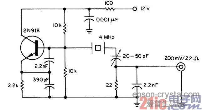 低噪音的<a href='http://www.chutiansf.com/oscillator/' target='_blank'><u>晶體振蕩器</u></a>電路.jpg